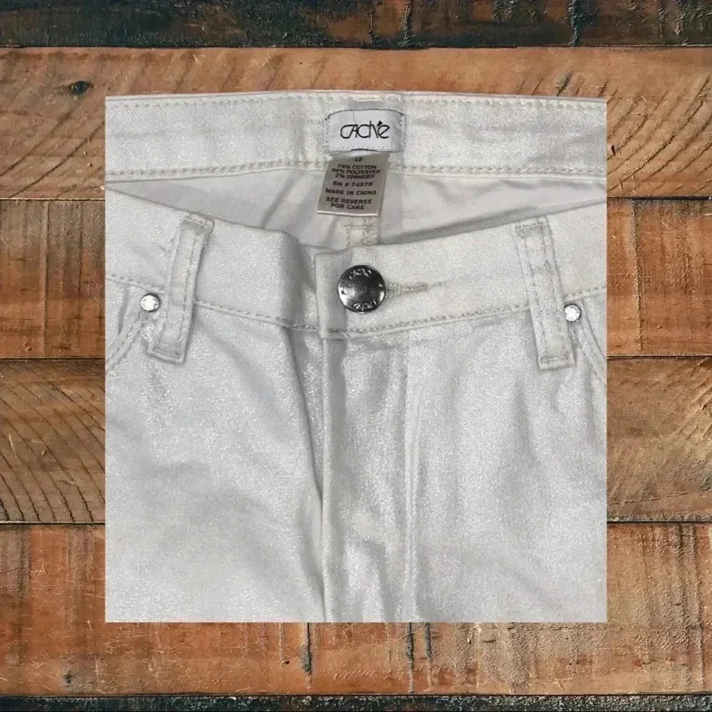 Cache White Jeans - Picture 2 of 4